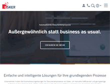 Tablet Screenshot of esker.de